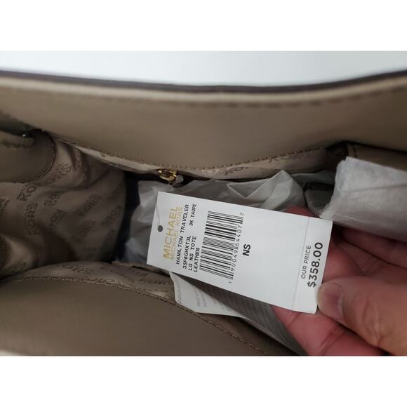 NWT MICHAEL KORS Hamilton Traveler Tote Bag - Taupe - Picture 5 of 5